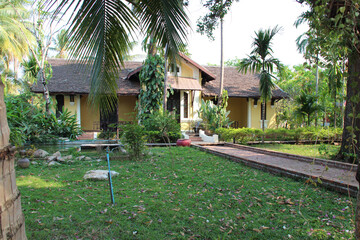colonial cottage at khone island in laos 