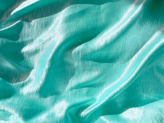 beautiful blue silk fabric. aesthetic background