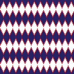Argyle Fair Isle Seamless Pattern Design