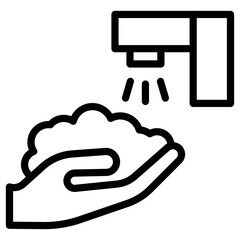washing hand icon