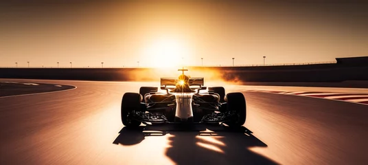 Foto op Plexiglas Formule 1 Generative AI illustration of f1 bolid
