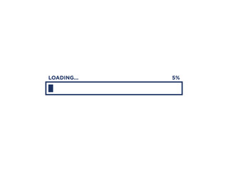 Loading Sign Icon Vector Template	
