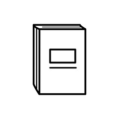 book,icon,line, design ,flat, style,trendy collection,template