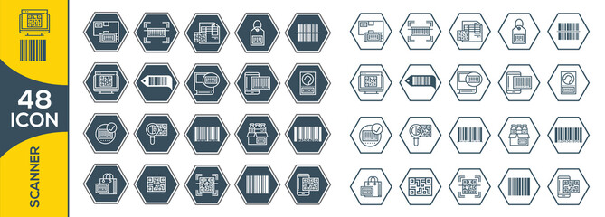 SCANNER ICON SET DESIGN