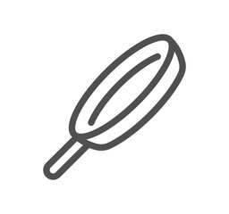 Grill related icon outline and linear vector.