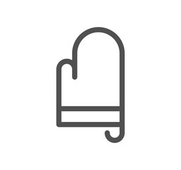 Grill related icon outline and linear vector.