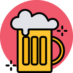 Beverage Glass Vector Icon
