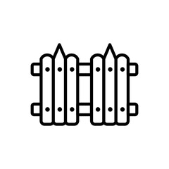 fence,icon, line, design,flat, style,trendy collection,template