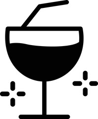 Party Drink Vector Icon
