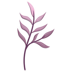 Wildflower Illustration. Floral Isolated