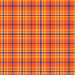 Orange Minimal Plaid textured Seamless Pattern