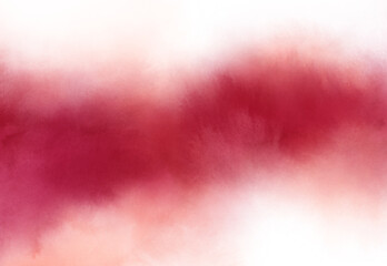 Beautiful abstract background. Versatile artistic image for creative design projects: posters, banners, cards, magazines, covers, prints, flyers, wallpapers. Red ink on white paper.