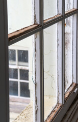 old window in the house