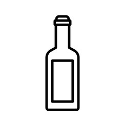 wine bottles, icon, line, design,flat, style,trendy collection,template