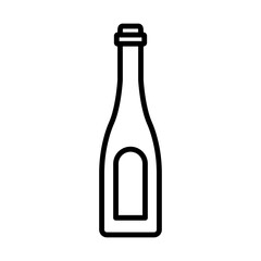 wine bottles, icon, line, design,flat, style,trendy collection,template