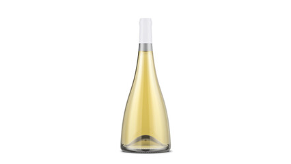 bottle of wine - Transparent bottle for white wine