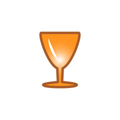 wine glass, icon, color, design,flat, style,trendy collection,template
