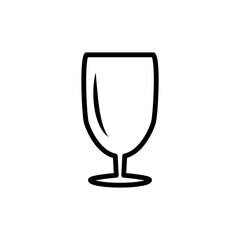 wine glass, icon, line, design,flat, style,trendy collection,template