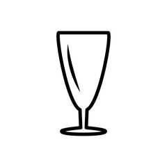 wine glass, icon, line, design,flat, style,trendy collection,template