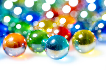 ビー玉の画像素材