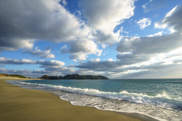 夕暮れのビーチ