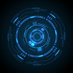Light Blue Technology Digital Template Background