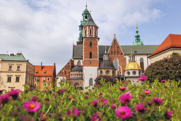 Cathedral of Wawel Royal Castle in Krakow city, Lesser Poland Voivodeship of Poland