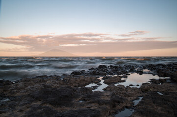 Obraz premium sunset over the sea