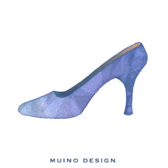 Obraz premium 青いガラスの靴