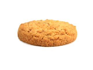 Cookies, desserts or snacks are sweet and delicious isolated on white background.Selection focus.