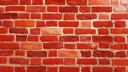 Fototapeta premium Red brick wall texture background.