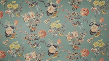 seamless pattern with butterflies Graphics  texture on Fabric