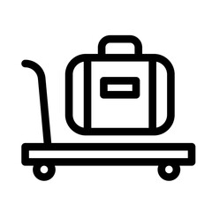 baggage cart icon