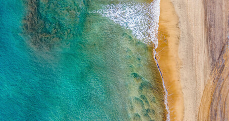 Aerial landscape shots, summer and free space
