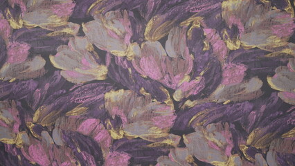 purple and green leaves background Graphics  texture on Fabric
