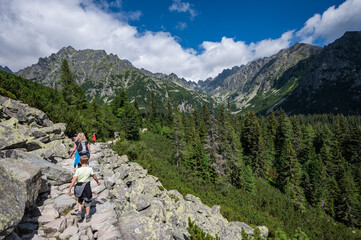 Fototapeta premium High Tatras lanscape in Slovakia, Europe