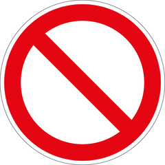 Panneau Circulation interdite à tous véhicules	
