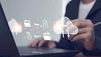 Exchange data with internet cloud technology, FTP (File Transfer Protocol) file receiver and 3D...