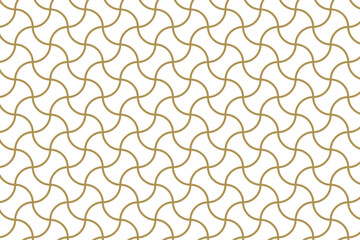 分銅繋ぎのシームレスな透過パターン。和柄のイラスト。