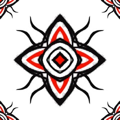Draw black and red lines, Design, Fabric patterns, Patterns for use as background.