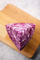Red cabbage piece