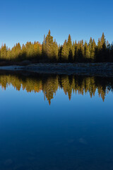 Spruce Tree Lake Reflection - Crested Butte Colorado