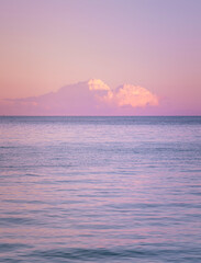 sunset over the ocean sea miami Florida