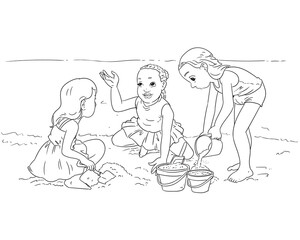 boy celebrate graduation line art vector