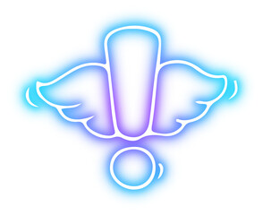 Collection of word bolloon neon