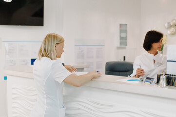 In ophthalmological clinic