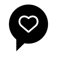 chat bubble line icon