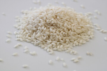 Risotto rice on a plate