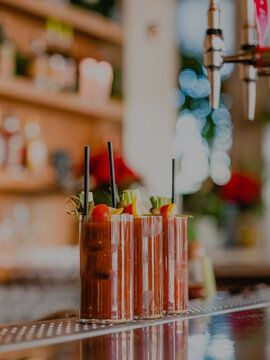 three bloody mary's