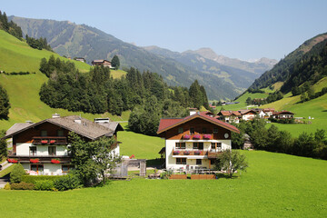 Fototapeta na wymiar Grossarl valley in the Austrian Alps, Austria